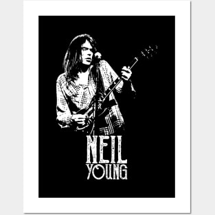 Young Neil - The White Stencil Posters and Art